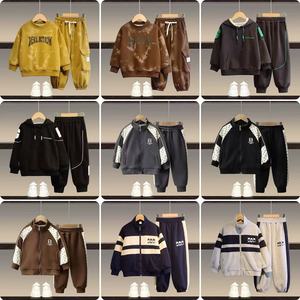 Ensemble de loisirs pour enfants en gros, veste de loisirs intelligente en coton pour garçons avec motif de dessin animé, manches longues, automne et hiver - Product Image 2