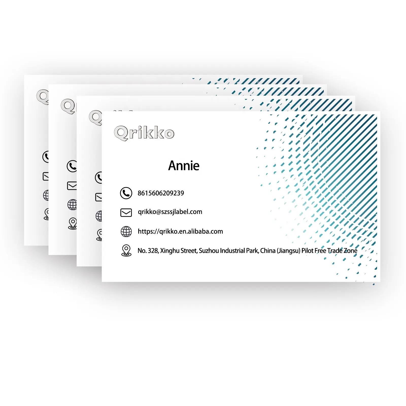 Impressão personalizada do cartão do papel, cartão de visita do papel de alta qualidade