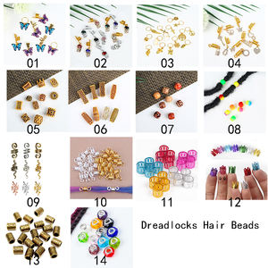 Vente en Gros Décorations Capillaires Imitation Bois Perles pour Tresses Rasta et Nattes Manchette Accessoires Anneaux Cheveux pour <span class=keywords><strong>Bijoux</strong></span> de Locs - Product Image 6