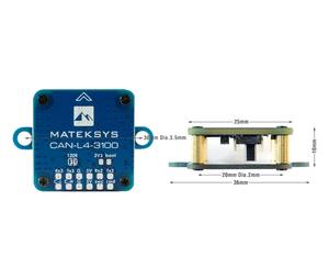 Mateksys CAN-L4-3100 AP_Periph DroneCAN magnetometro RM3100 per parti <span class=keywords><strong>RC</strong></span> <span class=keywords><strong>Accs</strong></span> - Product Image 4