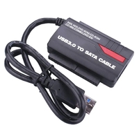Nuevo USB 3,0 a 2,5 3,5 IDE SATA Disco Duro HDD lector convertidor Cable de acoplamiento convertidor de adaptador de unidad