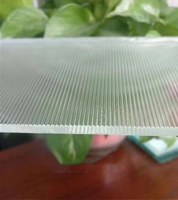 Vidrio Figurado Tejido Transparente de 4mm, 5mm, 6mm en Bronce y Gris con Tamaño Opcional para Ventanas y Puertas