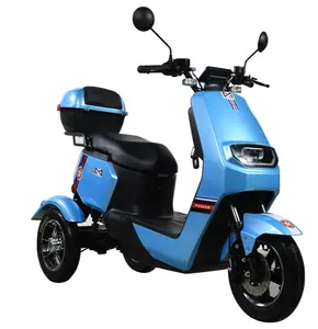 Hot selling new chinese electric tricycles three wheels passenger tricycle adult trike e motorcycle