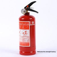 Extincteur à poudre sèche portable de classe A rouge HONGGUANG pour véhicules, 1,6 kg, pour camions, maisons, voitures