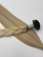 Extensions de cheveux humains Starose en kératine italienne en U, pré-collées, vierges, lisses, double épaisseur, teintes, pour salon de coiffure, vente en gros