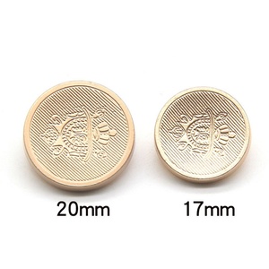 OEM Round Shape Metal <b>Button</b> with Custom Embossed logo for Clothing - Product Image 5