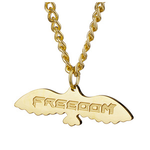 Collar con Colgante de Acero Inoxidable. Cadena de Suéter Estilo Hip-Hop con <span class=keywords><strong>Paloma</strong></span> de <span class=keywords><strong>la</strong></span> Paz y Águila, Apta para Hombres y Mujeres - Product Image 6