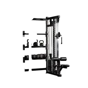 Definieer Fitnessapparatuur Multifunctionele Smith Machine Lat Pulldown Home Gym