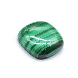 Malachite 17.5mm carré coupe basilaire fosse Cabochon pierre en vrac pour la fabrication de bijoux - Product Image 2