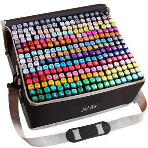 Dual Tip Alkohol basierter Markierung stift 80/168/262 Farben Twin Marker Permanent Art Sketch Drawing Marker Pen für die Schule - Product Image 4