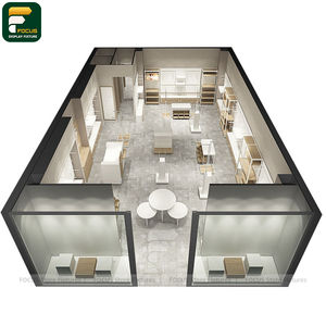 Elegante Exhibidor de Ropa para Tienda de Moda, Panel Trasero para Colgar Prendas, Vitrina de Marca - Product Image 6