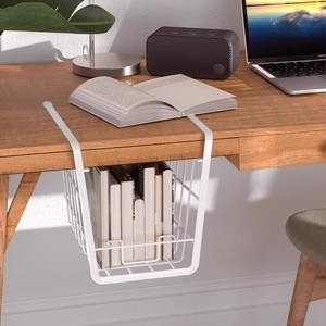 Étagère de rangement murale en fer pour cuisine, panier suspendu pour armoire, porte-gobelets, organisateur, accessoire d'étagère - Product Image 4