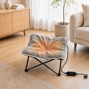 Cama para Perros ZT Heating, Plegable, Elevada, Rectangular, de Color Sólido, Textil, para Uso en Invierno, Estilo Moderno, Cama Térmica para Perros - Product Image 5