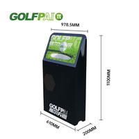 Simulador de Golf Todo en Uno A1Pro con Luces de Alta Velocidad, Sensor de Visión y Software para Golf en Interiores