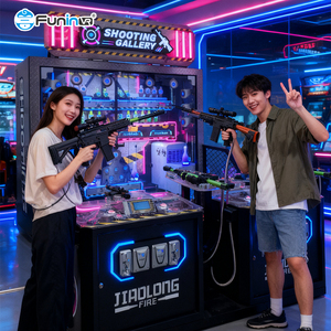 Juego de disparos Juego de arcade Ametralladora Simulador Juegos que funcionan con monedas Parque de atracciones Galería de tiro interior - Product Image 3