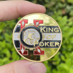Vergoldete Poker karte King Pattern Souvenir Coin Sammler-Gedenk geschenk für die Sammlung - Product Image 5