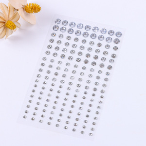 Autocollants acryliques en strass avec <span class=keywords><strong>impression</strong></span> de célébrités sur Internet, adhésif décoratif en cristal brillant pour décoration de visage - Product Image 1