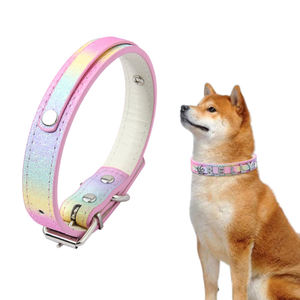 <span class=keywords><strong>Collare</strong></span> <span class=keywords><strong>per</strong></span> Cani in PU Resistente Stile Moderno, Personalizzabile <span class=keywords><strong>con</strong></span> Lettere, <span class=keywords><strong>per</strong></span> Gatti e Cani, Regolabile, Solido, <span class=keywords><strong>per</strong></span> Tutte le Stagioni - Product Image 5