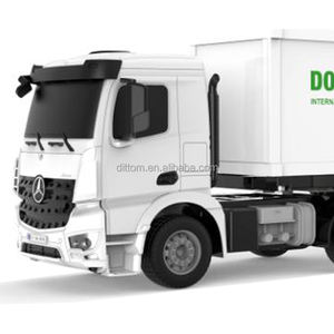 Çift E E661-003 1/20 Arocs uzaktan kumanda konteyner kamyon 2.4G ulaşım römorku kamyon kargo taşıyıcı LED ışıkları ve sesler ile - Product Image 4