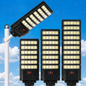 Lampadaires solaires 600W 800W 1000W à détection de mouvement et télécommande, allumage automatique du crépuscule à l'aube, pour jardin, entrée, garage, porche - Vente chaude - Product Image 1