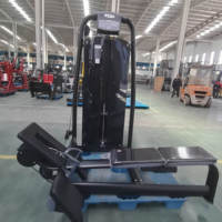 Komersial duduk Horizontal Pully intensitas tinggi dengan beban Pin Premium Q235 tabung Oval Air Spring Gym peralatan kebugaran
