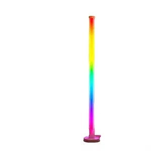 Lampada da terra ad angolo Bluetooth APP telecomando musica sincronizzazione LED moderna lampada da terra per soggiorno RGB colore che cambia illuminazione di umore