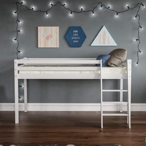 Cama Litera de Madera Maciza, Líneas Limpias, Acabado en Pino Natural, <span class=keywords><strong>para</strong></span> Habitación Infantil Moderna - Product Image 3
