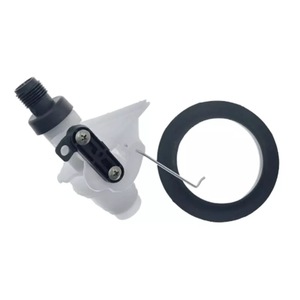Válvula de descarga 31705 para inodoro Thetford RVAqua Magic V, montada en la pared, control manual de plástico, 14 cm, 12 cm, incluye junta tórica - Product Image 3