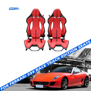 Asientos de coche personalizables de primera calidad en cuero Nappa Alcantara, edición Track, para Ferrari 599 (GTB HGTE GTO 599XX SA Aperta) - Product Image 2