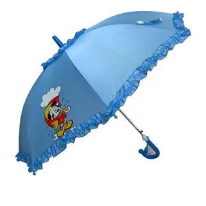 Sevimli yağmur güneş öğrenciler şemsiye çocuk şemsiyesi güvenli açık 19 inç özel hayvan tasarım çocuk şemsiyesi hediyeler için