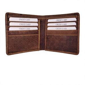 Cartera de Moda para Hombre de Cuero Genuino, Diseño de Estrella, Cierre Abierto, 5 Pulgadas de Largo, Impermeable, Alta Calidad, Gran Venta - Product Image 5