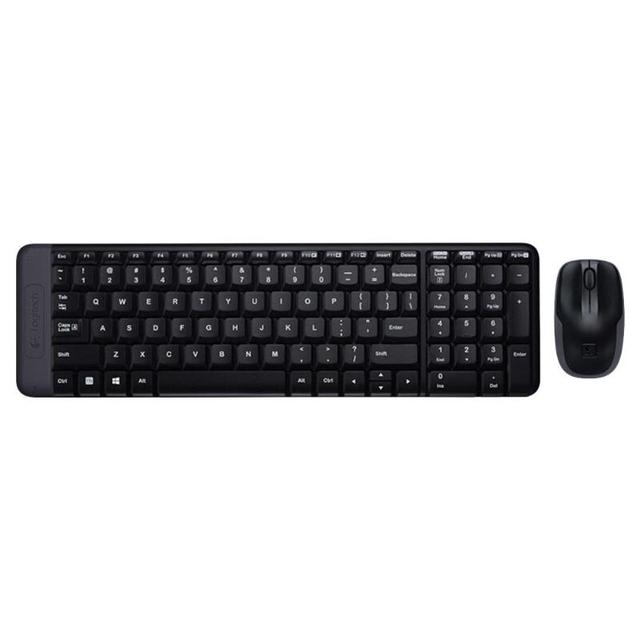 MK220 Wireless Keyboard Mouse Combo English Keypad PC Computer