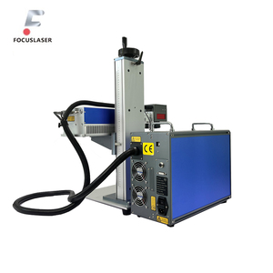 เครื่องเลเซอร์มาร์กกิ้ง FOCUSLASER UV ความเร็ว 3000-7000 มม./วินาที ระบายความร้อนด้วยอากาศ แบบตั้งโต๊ะ หัว Raycus 110V/220V สำหรับแกะสลักโลหะ พลาสติก ไม้ และแก้ว - Product Image 2