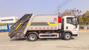 ความแข็งแกร่งของโรงงาน <span class=keywords><strong>Dongfeng</strong></span> ผลิตเครื่องอัดขยะ5ตารางอย่างมีประสิทธิภาพและรถบดอัด - Product Image 3