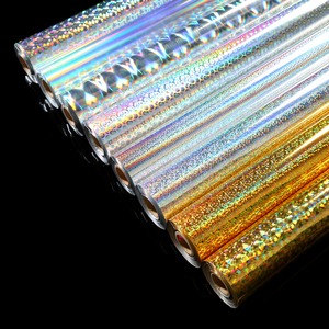 Hot Selling Widely Used Lamination Film SILVER Hot Stamping <strong>Holographic</strong> Laser <strong>Foil</strong> for Paper Plastic - Product Image 6