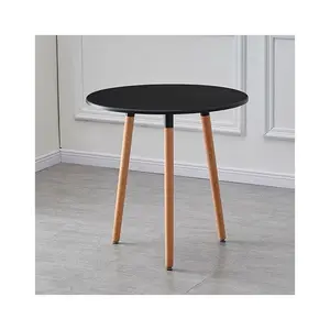 Hendry-ensemble de Table et chaise Eam, table à manger bon marché, meilleures ventes, design de salon, Table à dîner en plastique coloré, en stock
