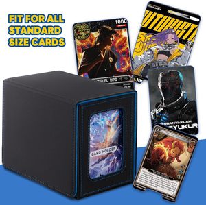 Torson Commander 35pt Card Tiles Deck Box con funda magnética fuerte Cuero PU y bandeja <span class=keywords><strong>de</strong></span> dados para TCG CCG Yu-Gi-Oh Juegos <span class=keywords><strong>de</strong></span> <span class=keywords><strong>mesa</strong></span> - Product Image 4