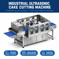Machine à découper les gâteaux à l'éponge à ultrasons Wanli, efficace et certifiée CE, pour ligne de portionnement industrielle de boulangerie