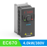 Variador de Frecuencia EC670 Trifásico 380V 4kW, Inversor de Frecuencia Variable (VFD/VSD) para Elevadores