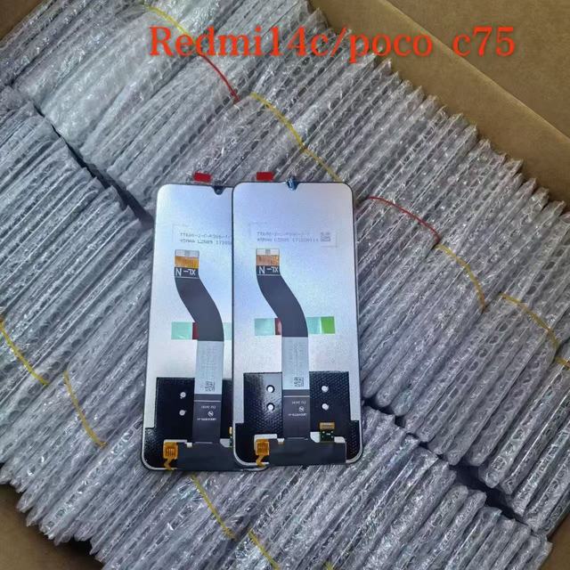 For Redmi 9/9A/9C/10/10A/10C/12C/13C/14C/15C/A3/A5 Poco C75 TFT LCD Mobile Phone Screen Frame Assembly with 3-Year Warranty