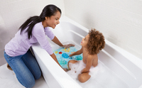 Tapis de bain antidérapant pour bébé avec ventouse pour les salles de bain de la maison ou de l'hôtel.