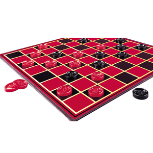 Kit di gioco a <span class=keywords><strong>dama</strong></span> diretta in fabbrica-tavola pieghevole, <span class=keywords><strong>dama</strong></span> rossa e <span class=keywords><strong>nera</strong></span> per <span class=keywords><strong>dama</strong></span> di festa in famiglia - Product Image 2