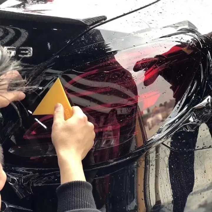 TPU Farol PPF Preto Automóvel Farol Película protetora para auto-cura Car Light Protection Film