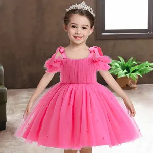 Gaun Princess Bayi Perempuan, Kostum Pesta Ulang Tahun, Waring, Waring, Balita Perempuan, Tutu Vintage