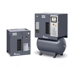 เครื่องอัดอากาศแบบสกรอลล์ไร้น้ำมัน <span class=keywords><strong>Atlas</strong></span> <span class=keywords><strong>Copco</strong></span> <span class=keywords><strong>SF4</strong></span> SF4S <span class=keywords><strong>FF</strong></span> TM Skid ขนาด 3.7 กิโลวัตต์ 5 แรงม้า 8 บาร์/116 ปอนด์ต่อตารางนิ้ว 10 บาร์/145 ปอนด์ต่อตารางนิ้ว - Product Image 1