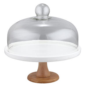 <span class=keywords><strong>Plateau</strong></span> à gâteau simple et écologique, dôme à dessert, présentoir à fruits, plat de service, <span class=keywords><strong>plateau</strong></span> à fruits anti-poussière, <span class=keywords><strong>plateau</strong></span> rétro pour thé et pain - Product Image 3