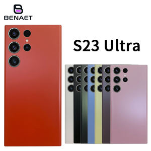 Ingrosso Cover posteriore in vetro posteriore per Samsung <span class=keywords><strong>Galaxy</strong></span> S23 <span class=keywords><strong>Ultra</strong></span> S23 + custodia posteriore del telefono con cornice per obiettivo della fotocamera - Product Image 2