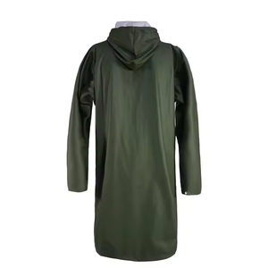 Imperméable en PU pour adultes une pièce imperméable Poncho simple pour hommes et femmes haute fréquence pressage à chaud vêtements <span class=keywords><strong>de</strong></span> <span class=keywords><strong>pluie</strong></span> pour adultes - Product Image 2