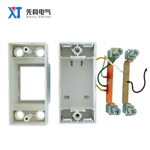 Hot Sale Energy Meter Case Single Phase Guide Rail Type Electric Energy Meter Shell Plastic Power Housing Manufacturer Direct