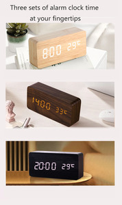 Reloj de madera de diseño nórdico para el hogar, reloj de sala de estar de alta calidad, reloj de dormitorio, reloj de madera maciza de lujo para el hogar - Product Image 4